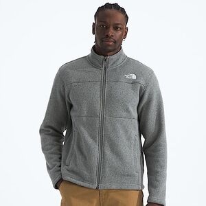 The North Face Men’s Gordon Lyons Full-Zip Jacket; Dark Gray/Black; Large